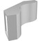 Ekena Millwork 5-in. W x 10-in. D x 10-in. H Stanfield Architectural Grade PVC Knee Brace BRCP05X10X10STA - alternate 3